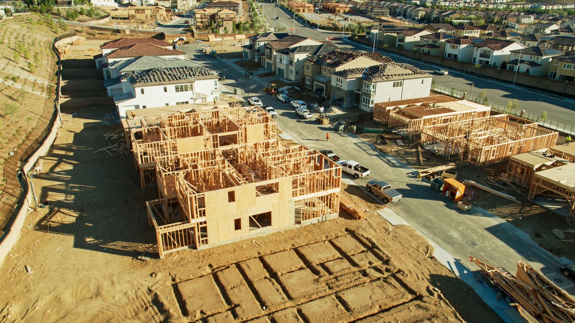 Housing Production Line - Aerial